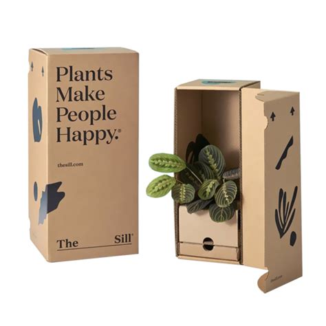 Custom Plant Packaging Paper Boxes Potted Live Plant Shipping Box - Buy ...