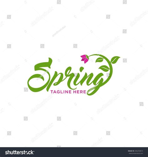 Spring Logo Template Stock Vector (Royalty Free) 406250815 | Shutterstock