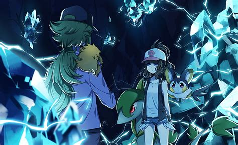 HD wallpaper: Pokémon, Pokemon: Black and White, Emolga (Pokémon), Hilda (Pokémon) | Wallpaper Flare