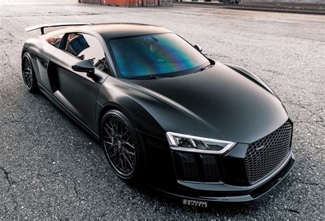 All-Black Audi R8 V10 Plus Looks Like A Four-Wheel Stealth Bomber | Carscoops