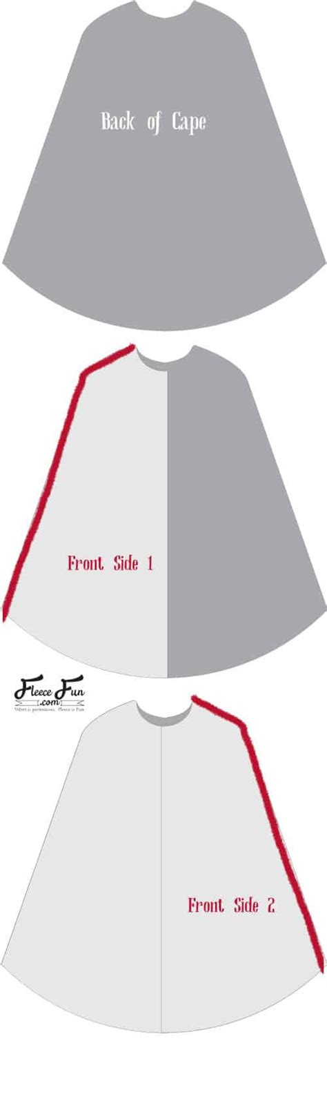 Long Hooded Cloak Pattern {FREE} | Cape pattern sewing, Cloak pattern, Hooded cloak pattern