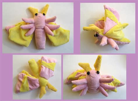 Rosy Maple Moth Plush (mark 4) by erinlamothe on DeviantArt