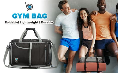 Bago Gym Bags for Women and Men - Small Packable Sports Duffle Bag ...