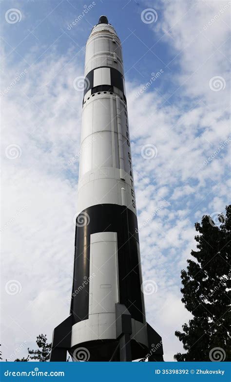 Gemini Titan II Rocket at New York Hall of Science Rocket Park in Flushing Editorial Photography ...