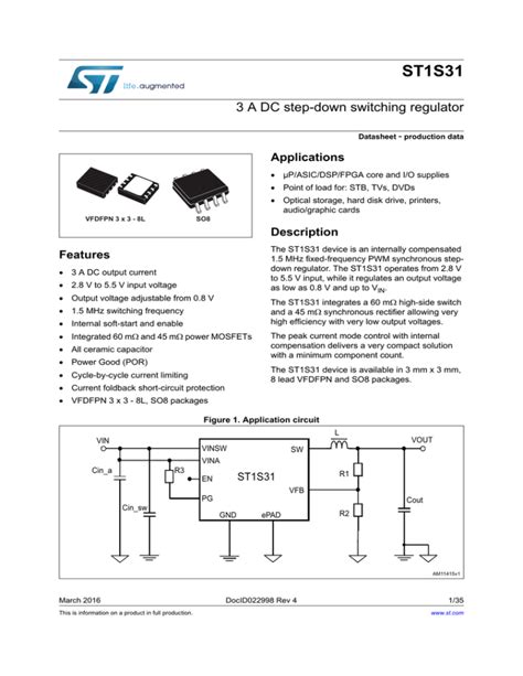 Datasheet - STMicroelectronics