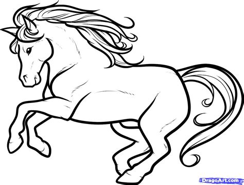 Horse Black And White Drawing at GetDrawings | Free download