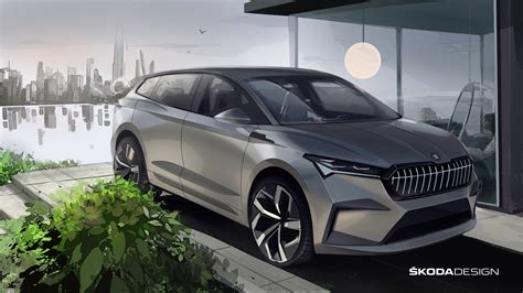 Exterior: Illuminated Crystal Face, large wheels and numerous crystalline elements - ŠKODA ...