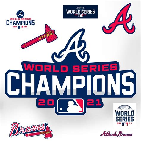 Atlanta Braves: 2021 World Series Champions Logo - Officially Licensed ...