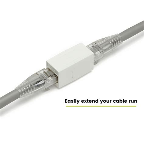 Cat6 Unshielded Inline Jack Couplers | trueCABLE