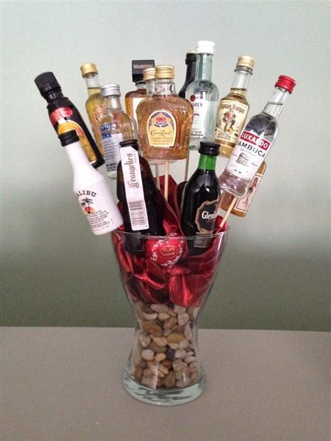 Mini Liquor Bottle Bouquet Ideas 3 - ViraLinspirationS | Mini liquor bottles, Liquor gifts ...