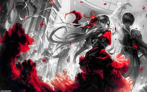 Red and Black Anime, Cool Red Anime HD wallpaper | Pxfuel