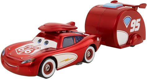 Disney/Pixar Cars Road Trip Cruisin' Lightning McQueen & Trailer - Walmart.com