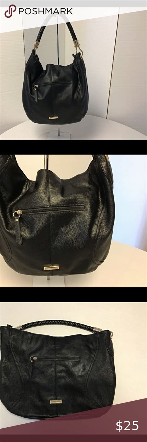 Franco Sarto Black Leather Hobo Franco Sarto black leather handbag in excellent condition ...