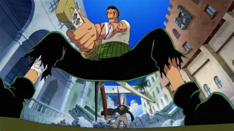 one piece - Was the first time Zoro experienced haki in Alabasta? - Anime & Manga Stack Exchange