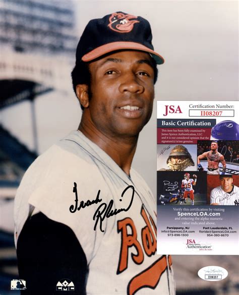 Frank Robinson Signed Orioles 8x10 Photo (JSA COA) | Pristine Auction