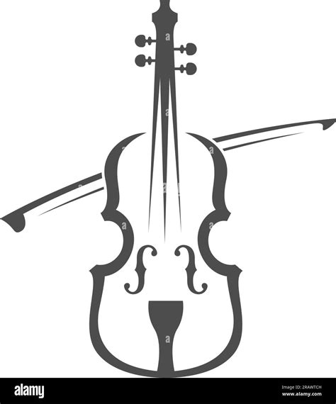 Violin logo icon design illustration Stock Vector Image & Art - Alamy