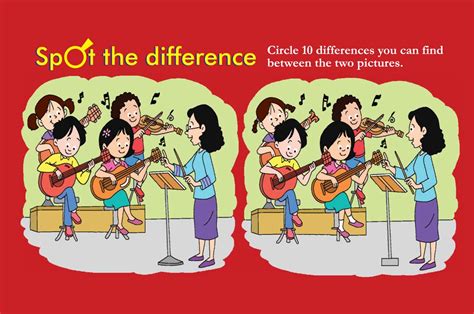 puzzle games spot the differences - Champak Kids Magazines