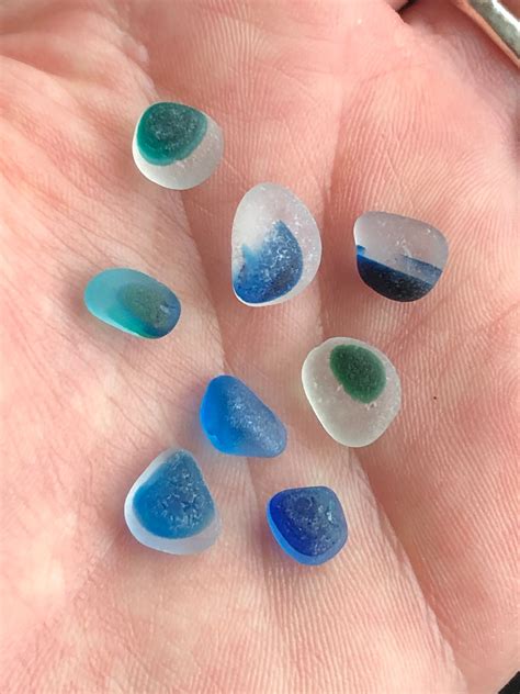 8 seaham seaglass multis collection rare Seaglass. English | Etsy