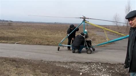 A Homemade Helicopter / Gyrocopter Video - Watch at Y8.com