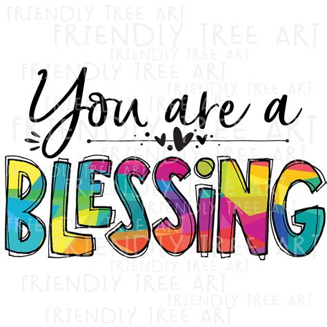 You Are A Blessing PNG Files For Sublimation Printing | Etsy