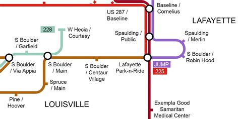 Louisville Transit Map - Greater Denver Transit