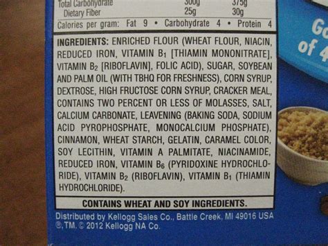 pop tarts ingredients