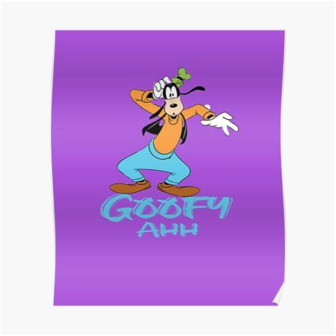 "Goofy aah funny meme " Poster for Sale by EmotionDesignKA | Redbubble