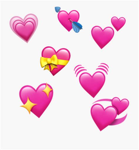 Download High Quality transparent hearts emoji Transparent PNG Images - Art Prim clip arts 2019