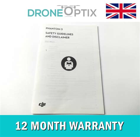 Genuine DJI Phantom 3 4k Instruction Manual Guide OEM – Droneoptix Parts