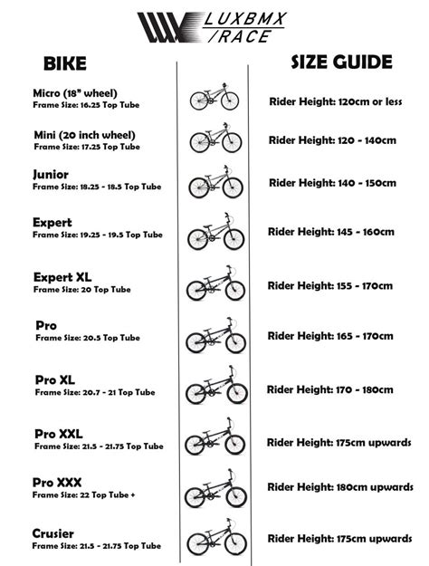 How To Determine Your Correct Size For BMX Bike (Race/Freestyle)