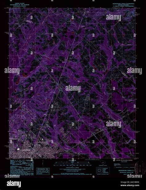 Map of orangeburg hi-res stock photography and images - Alamy