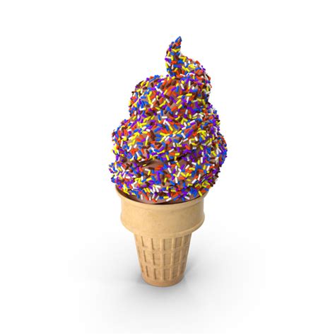 Ice Cream Cone with Sprinkles PNG Images & PSDs for Download | PixelSquid - S106039560