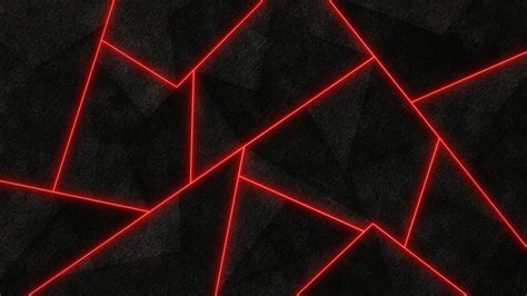 Geometric Shapes Red And Black, black geometric shapes dark HD wallpaper | Pxfuel