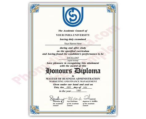 Fake Diploma from India University - PhonyDiploma.com