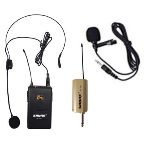 Shure UHF Rechargeable Wireless Lapel/Tie-Clip Microphone System With ...