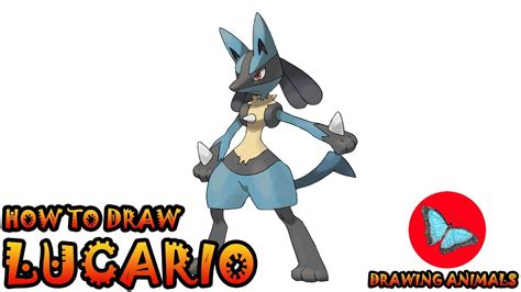 Lucario Pokemon Drawing : Pokemon Lucario Drawing Free Download On ...