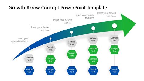 Growth Arrow Concept PowerPoint Template - SlideModel