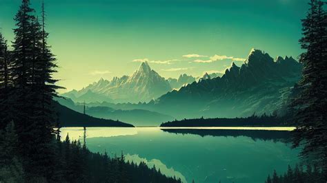 🔥 Download Mountain Lake Reflection Nature Scenery 4k Wallpaper iPhone HD by @klittle | Nature ...