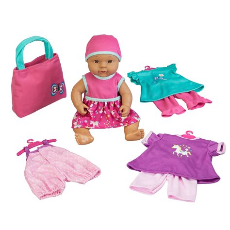 My Sweet Love Baby Doll and Outfits Play Set, 13 Pieces - Walmart.com ...