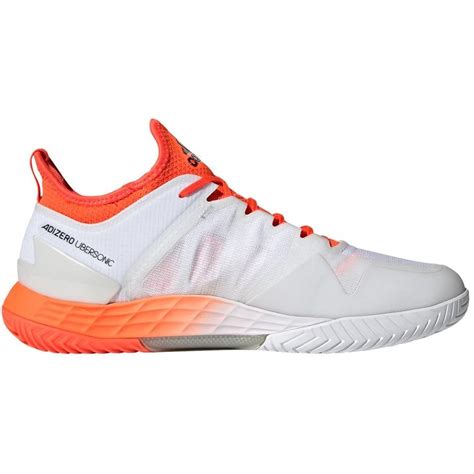 Adidas Men's adizero Ubersonic 4 Tennis Shoes (White/Silver Metallic ...