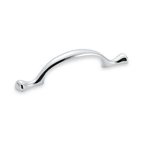 Buy Amerock® Traditional Footed 3-Inch Cabinet Drawer Pull in Chrome ...