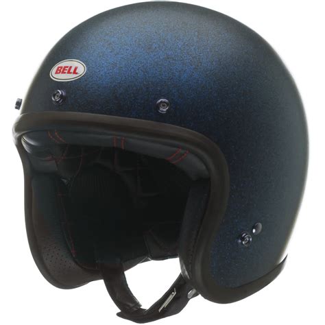 Bell Custom 500 Deluxe Open Face Motorcycle Helmet & Optional Fixed Visor Retro | eBay