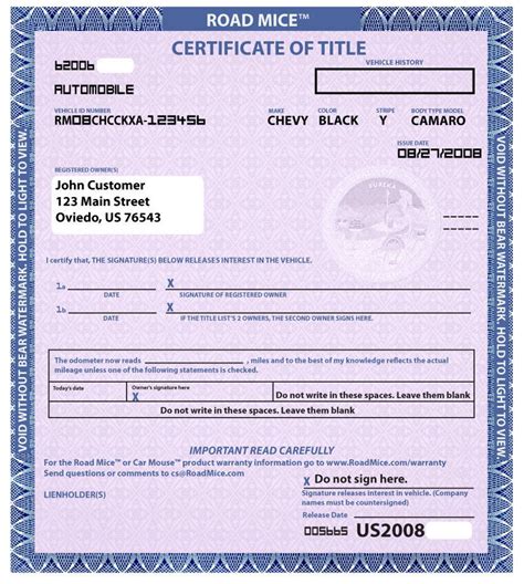 Certificate of Title Definition | Quality Certificate of Championship