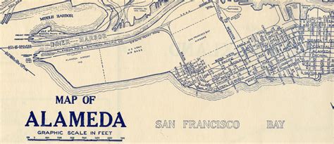 Alameda, California, Map 1920 – Alamedainfo