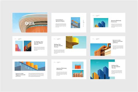 Quil Architecture PowerPoint Template (PPT)