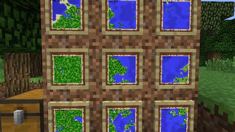 File:Map's in item frames.png – Official Minecraft Wiki