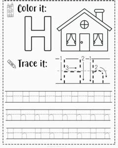 FREE Alphabet Tracing Worksheets for Preschoolers