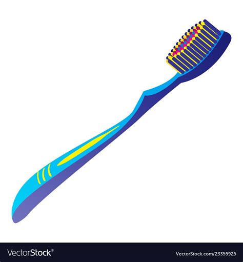 Modern toothbrush icon. Cartoon of modern toothbrush vector icon for web design isolated on ...