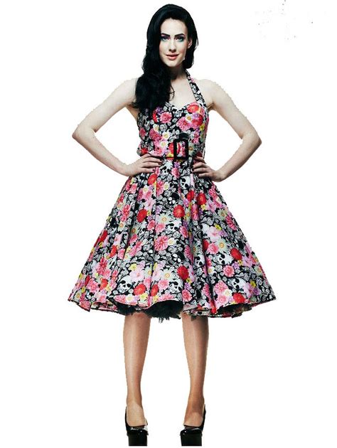 Hell Bunny Vonnie 50s Rockabilly Swing Dress