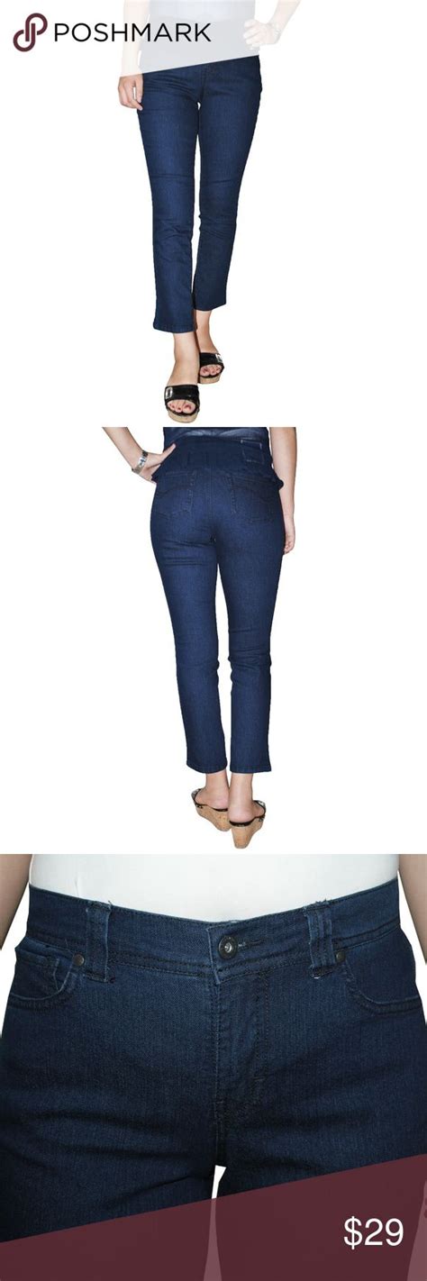 Charter Club Petite Curvy Fit Straight Leg Jeans